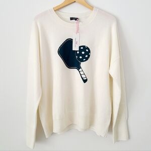 NWT Vineyard Vines 100% Cashmere Pickle Ball Raquet Sweater Size XL